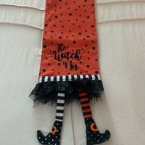 Pier 1 Halloween Tea Towel “The Witch Is In”